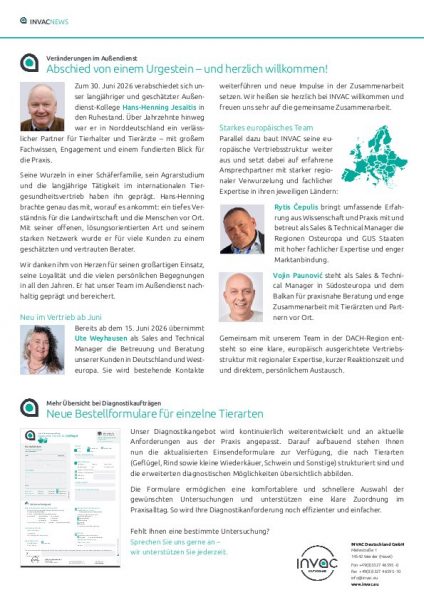 INVAC Newsletter Mai 2023